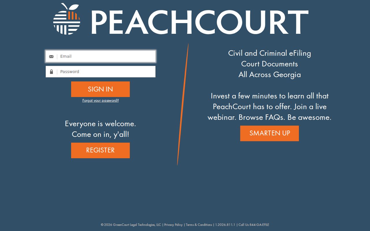 Morgan County case search through PeachCourt