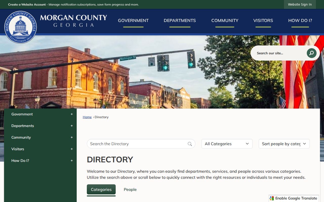 Official Morgan County court directory for local docket offices